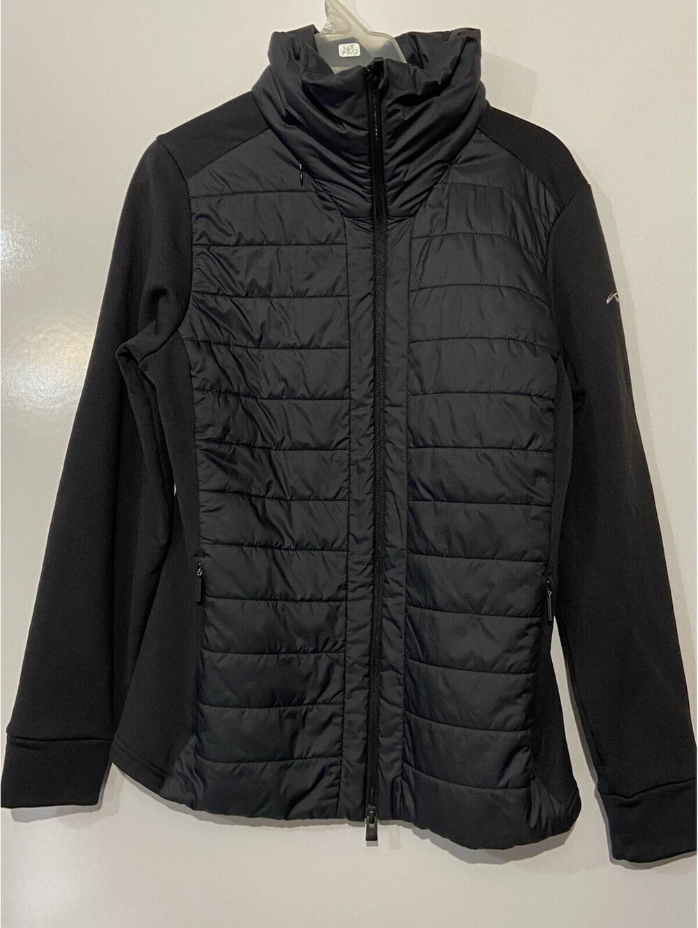 Womens KJUS Black Mundin Midlayer Jacket Sz XL